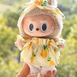 Exclusive! Pineapple Paradise Outfit for Labubu Collector Doll Clothes